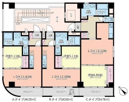 ヒルクレスト越谷間取り図